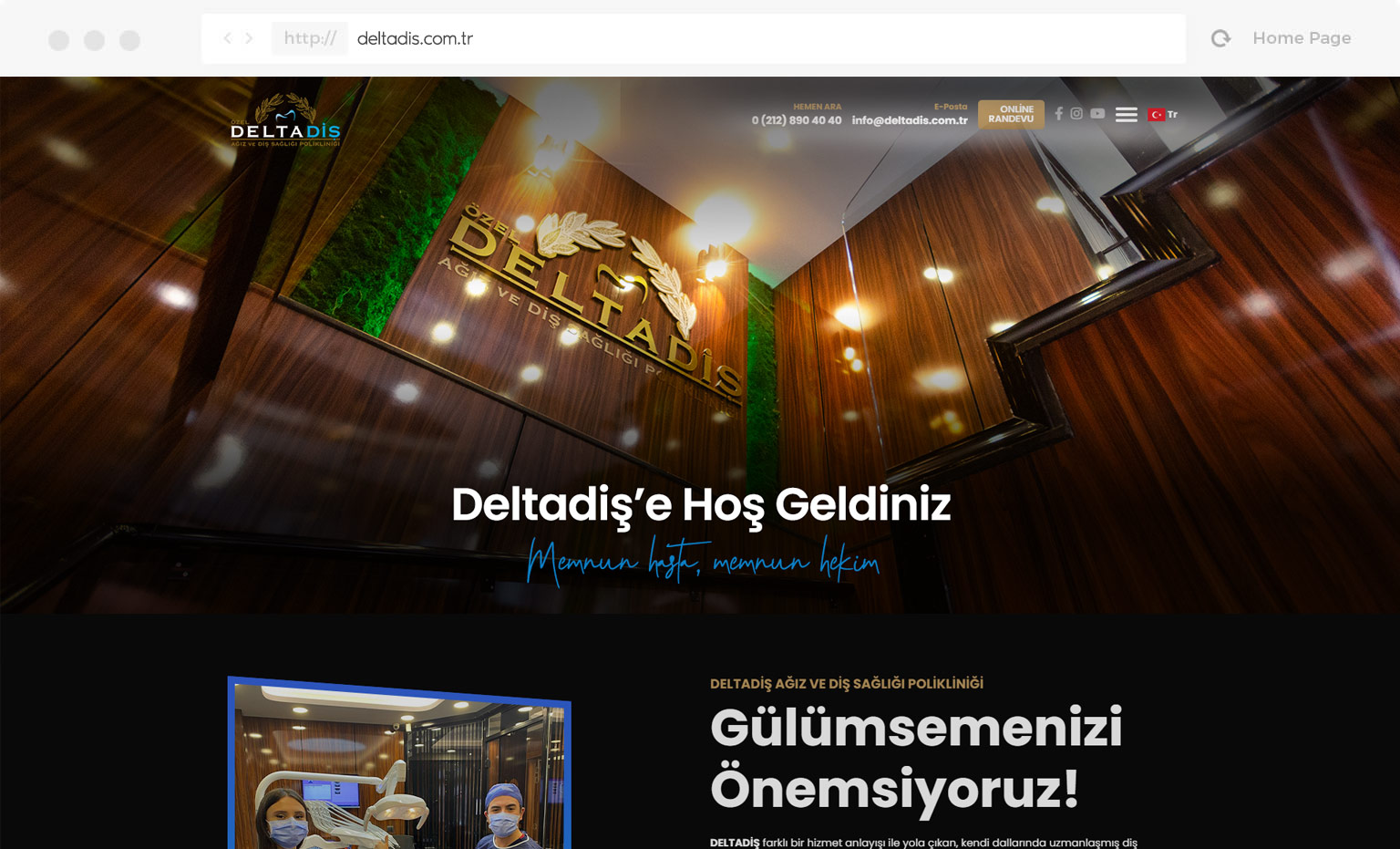 Deltadiş Web Tasarım Örneği, Web Tasarım Ajansı